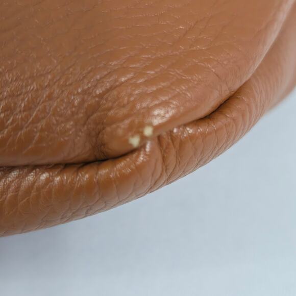 Liz Claiborne Tan Zipper Closure Satchel Shoulder Bag / Purse with Tassel Detail - Picture 11 of 14